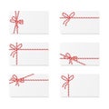 Card notes with gift bows