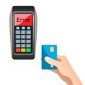 Card payment error