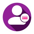 Card payment people user icon