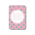 Card with Place for Notes, Cute Template Can Be Used for Calendar Daily Planner, Cover, Note Paper, Organizer, Schedule Vector