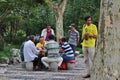 Card Players in Fuxing Park, Shanghai