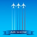 Advertising banner for air show