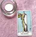 The Hermit Tarot Card Reflection Surrender Stand Outside the picture