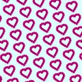 Card for Saint Valentine`s Day. Modern design, pattern, background or wallpaper Royalty Free Stock Photo