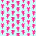 Card for Saint Valentine`s Day. Modern design, pattern, background or wallpaper Royalty Free Stock Photo