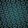 Card for Saint Valentine`s Day. Modern design, pattern, background or wallpaper Royalty Free Stock Photo