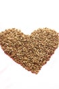 Cardamom Heart Shape Royalty Free Stock Photo