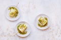 Cardamom and pistachio nut kulfi, Indian ice cream