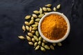 cardamom powder in foodgraphy