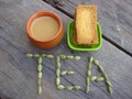 Cardamom tea and rusk Royalty Free Stock Photo