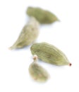 Cardamon Seeds isolated on white Royalty Free Stock Photo