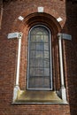 Cardano campo cross and mosaic wall sunny day