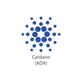 Cardano decentralized blockchain Internet-of-things payments cryptocurrency vector logo