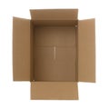 Cardboard box ariel Royalty Free Stock Photo