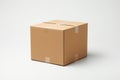 Cardboard box, cardbox and package, delivery and cargo, illustration. Generative AI