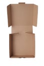 Cardboard box die-line die-cut mock up template, cut out Royalty Free Stock Photo