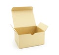 Cardboard box with flip open lid,