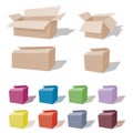 Cardboard Box - gift or move Royalty Free Stock Photo