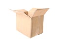 cardboard Box isolated Royalty Free Stock Photo