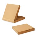 Cardboard box for pizza Royalty Free Stock Photo