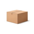 Box is on a plain white background, casting a subtle shadow to the Royalty Free Stock Photo