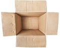 Cardboard box for things. Royalty Free Stock Photo