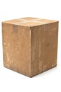 Cardboard Box White Surface Royalty Free Stock Photo