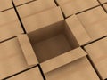 Cardboard boxes