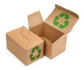 Cardboard boxes Royalty Free Stock Photo