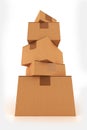 Cardboard Boxes Pile