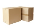 Cardboard boxes stack package