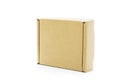 Cardboard brown box isolate