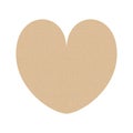 Cardboard heart.