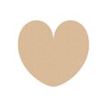 Cardboard heart.