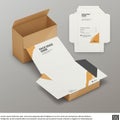 Cardboard packaging layout for a product labeled \