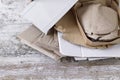 Cardboard scraps Royalty Free Stock Photo