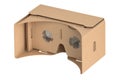 Cardboard virtual reality glasses