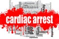 Cardiac arrest word cloud design