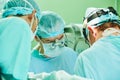 Cardio surgery operating room. male cardiac surgeon in hospital Royalty Free Stock Photo