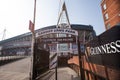 Cardiff Arms Park and the Principality Stadium in Cardiff, Wales in the UK