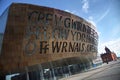 Cardiff Bay with Millenium Centre Royalty Free Stock Photo