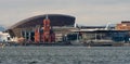 Cardiff Bay Seafront with National Assembly for Wales