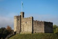 Cardiff Castle - the old Norman keep Royalty Free Stock Photo