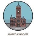 Cardiff. Cities and towns in United Kingdom