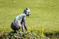 CARDIFF/UK - APRIL 19 : Female Statue in the Gardens of St Fagans National Museum in Cardiff on April 19, 2015