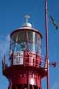 CARDIFF, WALES - MARCH 23 : Partial view of Lightship 2000 tower Royalty Free Stock Photo