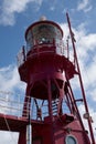 CARDIFF, WALES - MARCH 23 : Partial view of Lightship 2000 tower Royalty Free Stock Photo