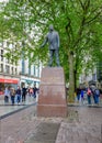 Cardiff, Wales - May 20, 2017: Statue of Aneurin Bevan Royalty Free Stock Photo