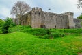 Cardiff, Wales - May 20, 2017: View of Cardiff Castle from Bute