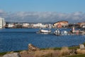 CARDIFF, WALES/UK - DECEMBER 26 : Cardiff Bay skyline in Wales o